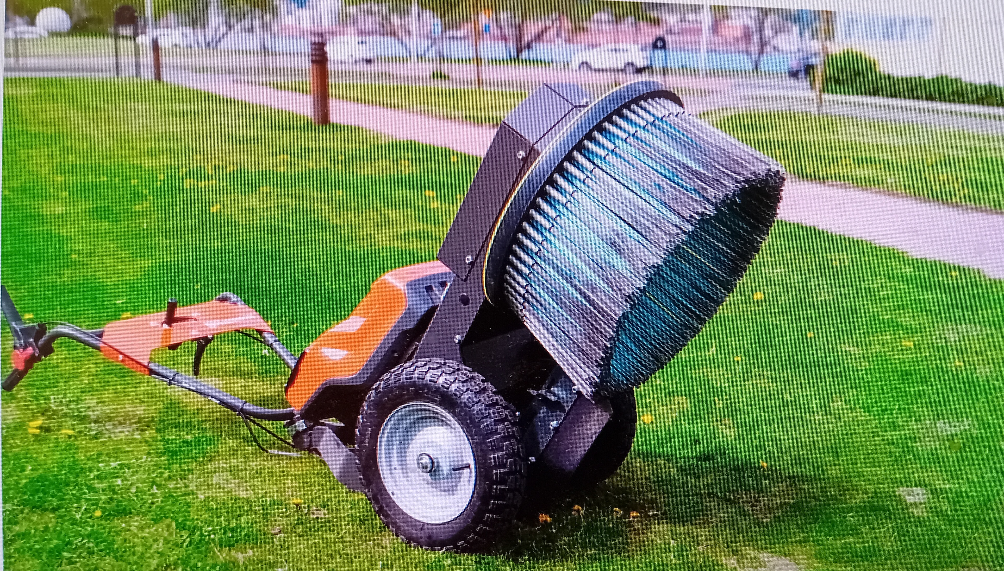 Original Moosbürste passend für Husqvarna Akku Unkrautbürste